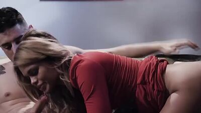 Stud girlfriend fucks with his older stepbrother during that night