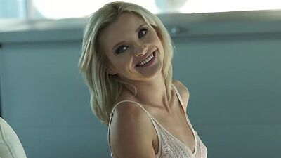 Blonde european gets ass railed