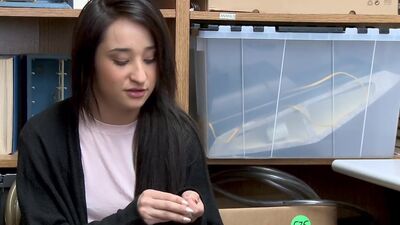 Suspect was apprehended on the clock under suspicion of stealing company property. CCTV footage confirmed this theft and so did a body search which turned up store merchandise