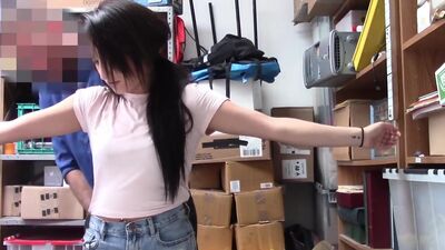 Suspect was apprehended on the clock under suspicion of stealing company property. CCTV footage confirmed this theft and so did a body search which turned up store merchandise