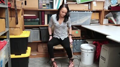 Suspect was combative and had to be restrained. Suspect was known to flee the scene of previous thefts