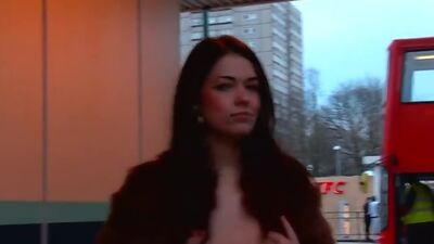 Dripping wet yoga pants in public