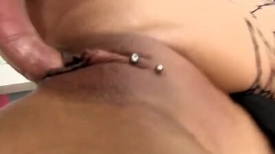 Shaving and Fisting Busty Cougar