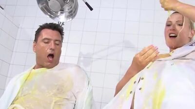 Fisting and anal messy threesome