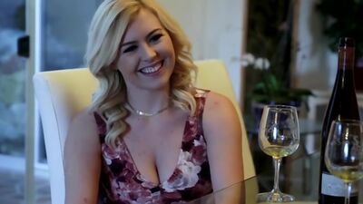 Privileged Blonde Teen Lives Out A Dark Summer Fantasy