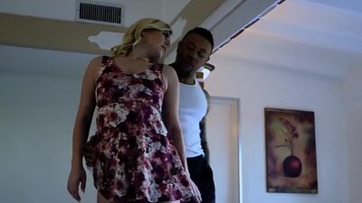 Privileged Blonde Teen Lives Out A Dark Summer Fantasy