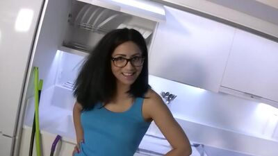 Spanish Girlfriend Sucks & Fucks