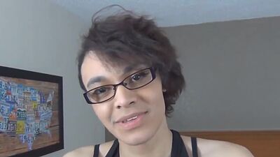 Insatiable Brunette Anally Drilled Bareback In POV p1