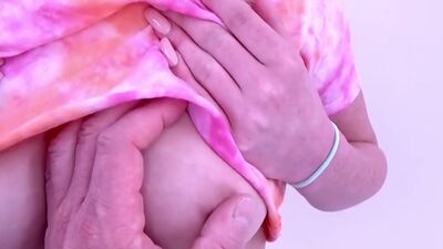 Cute Freckled Teen sucking stroking cock at audition