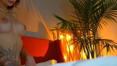 Perfect Ten HeShe FlowerAva Jerking Off on Webcam 3