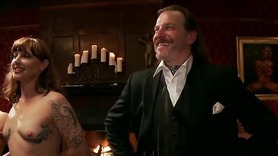 Four slaves getting bbc at party