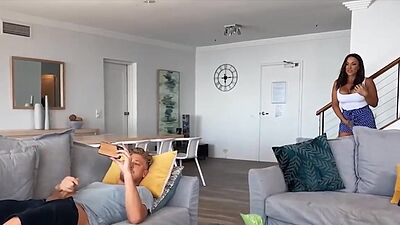 Busty Stepmom Aubrey Black Teaches  Stepson How To Give