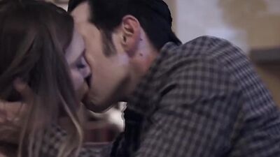 Teen Gabbie had a wild threesome with horny couple Tommy and Lauren