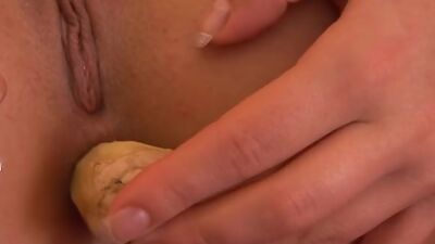 Nicole tries anal figging