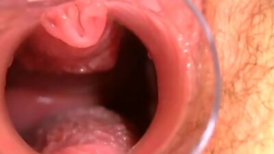 An amazing speculum masturbation scene where Dominica