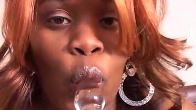 Sexy big tits black amateur BBW shows off her hot body and fat juicy pussy