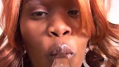 Sexy big tits black amateur BBW shows off her hot body and fat juicy pussy