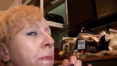 Gorgeous mature amateur loves sucking cock and the taste of cum