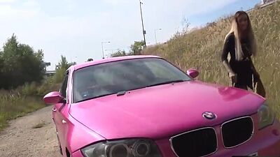 Hot blonde loves money and cocks