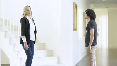 Blonde Sexy MILF Lily James Fucks Son's Bully