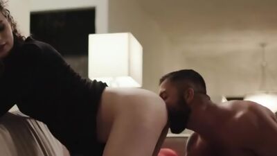 Stepdad licks and fucks the ass of his shemale stepdaughter