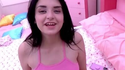 Step daughter practices on daddy s big cock