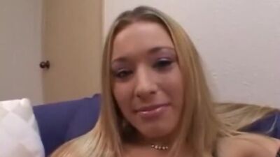 Kayla Marie gagging cock and licking balls