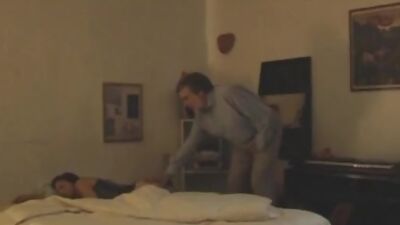 Dirty grandpa on teen pussy