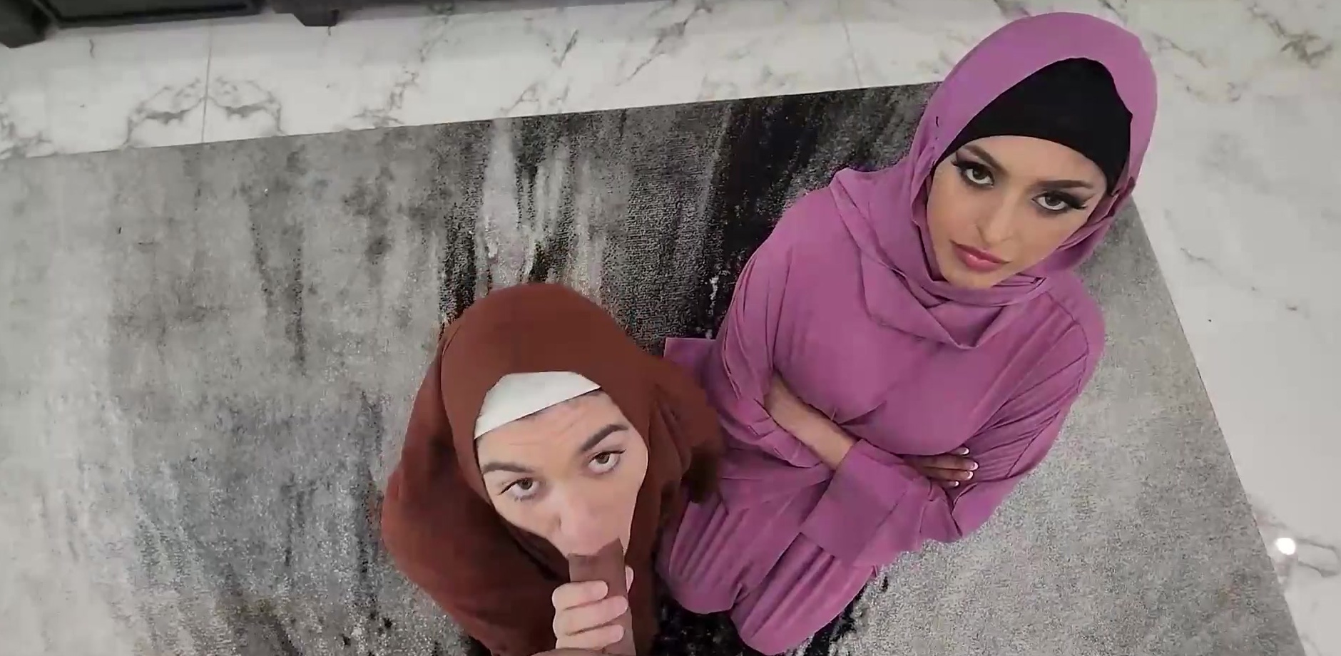 Its.PORN - Sophia Leone and Aubry Babcock HIJAB Sex NOOKIES