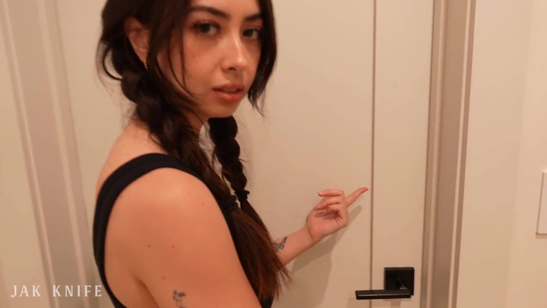 My BIG TITTY NEIGHBOR caught me spying, now I have to pay the price - Chloe  Surreal