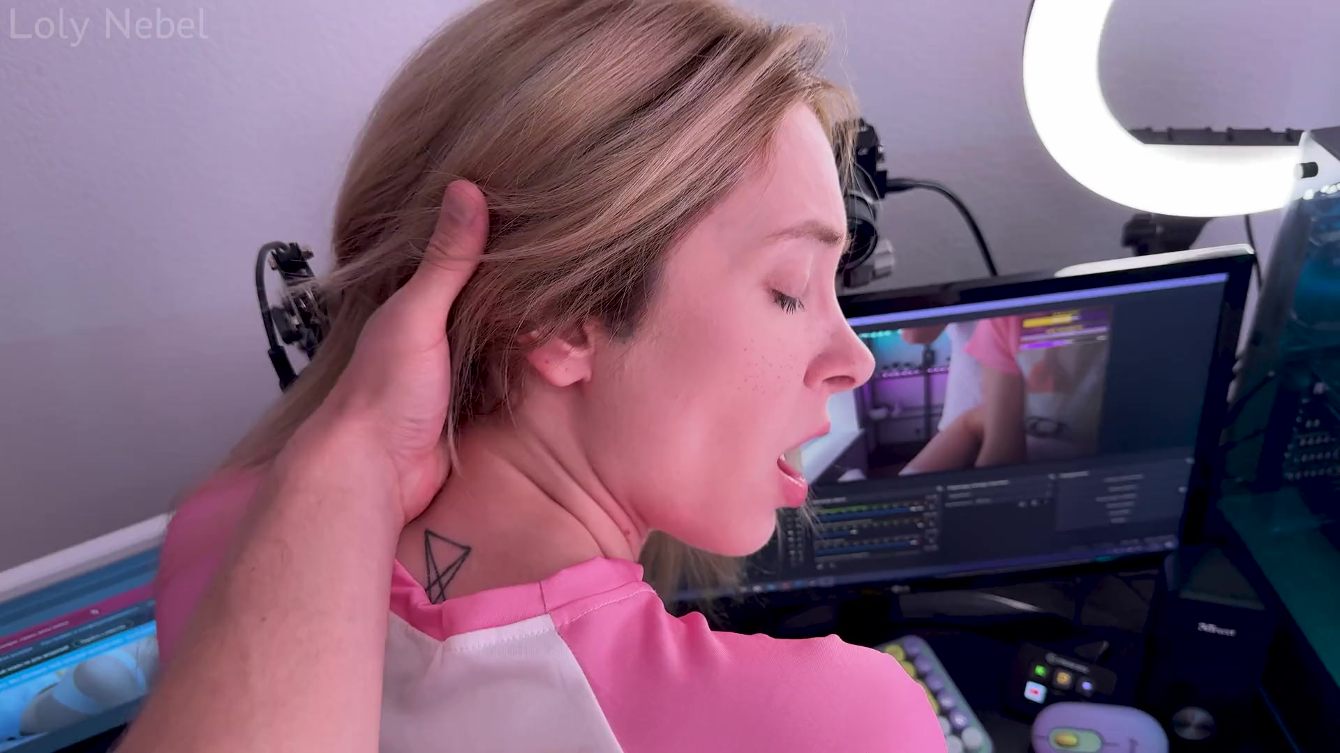Its.PORN - Stepsister was caught doing webcam, now she also acts in porn -  Loly Nebel